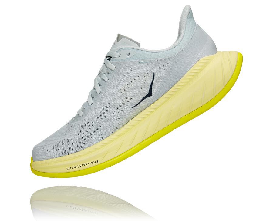 Hoka One One Koşu Ayakkabısı Erkek Beyaz - Carbon X 2 - BR6372489